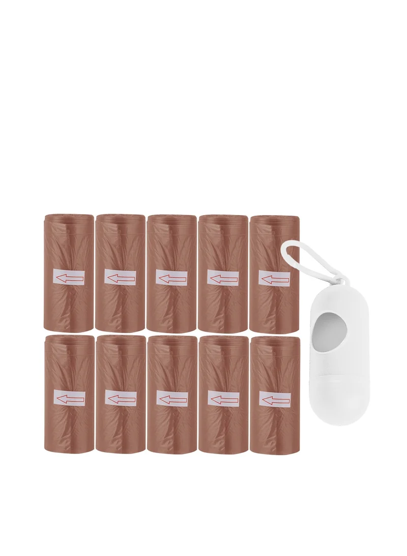 ستار بيبيز Star Babies Scented Bag-Pack of 10/150bags with Dispenser - Brown